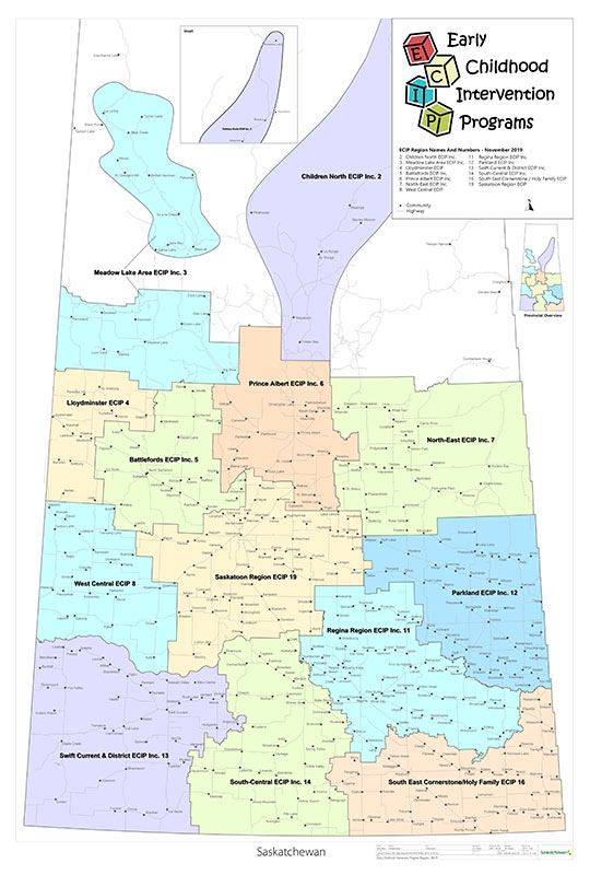 ECIP Regional Map - click here to download or print a PDF copy ECIP Regional Map