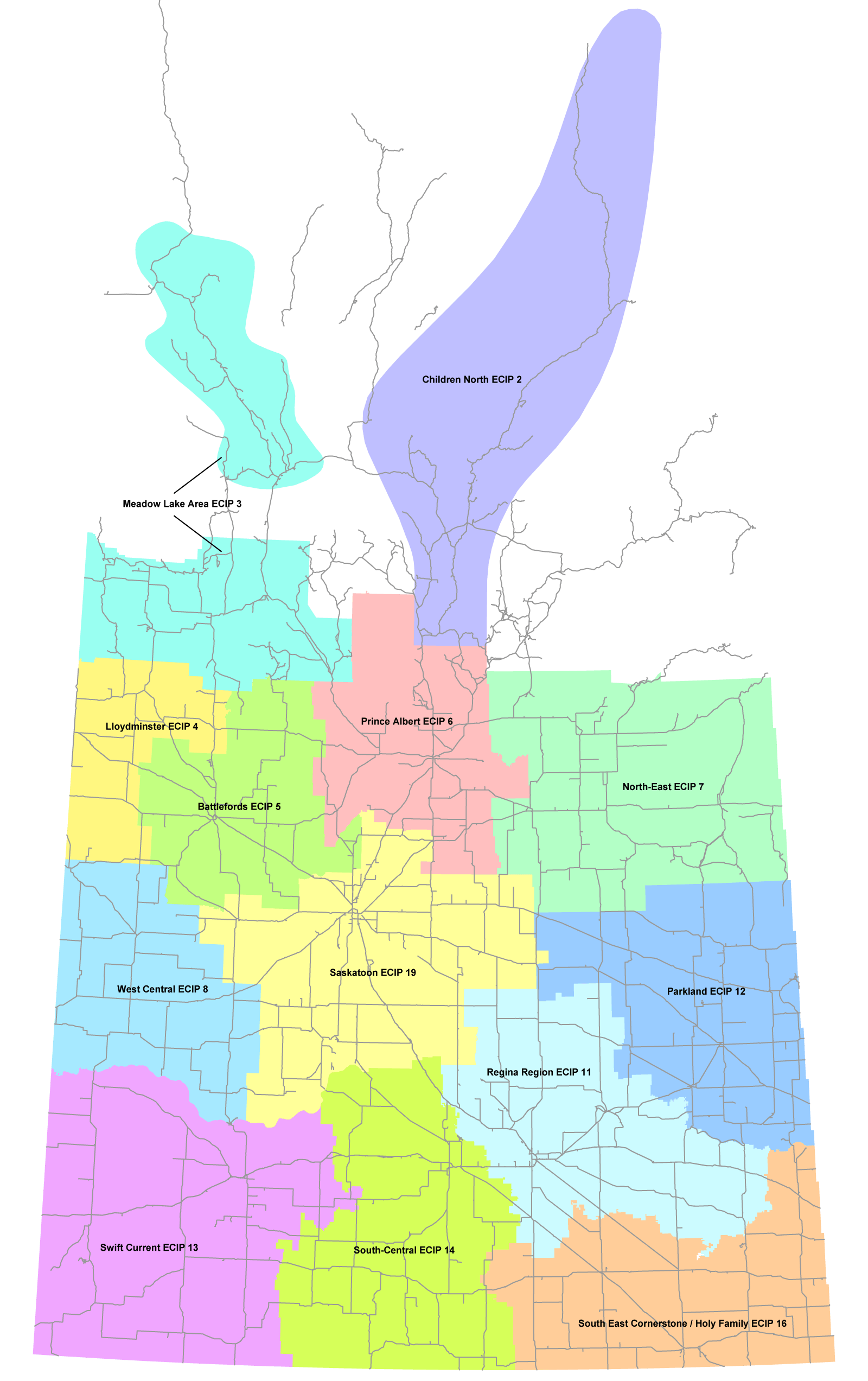 Saskachewan ECIP Locations